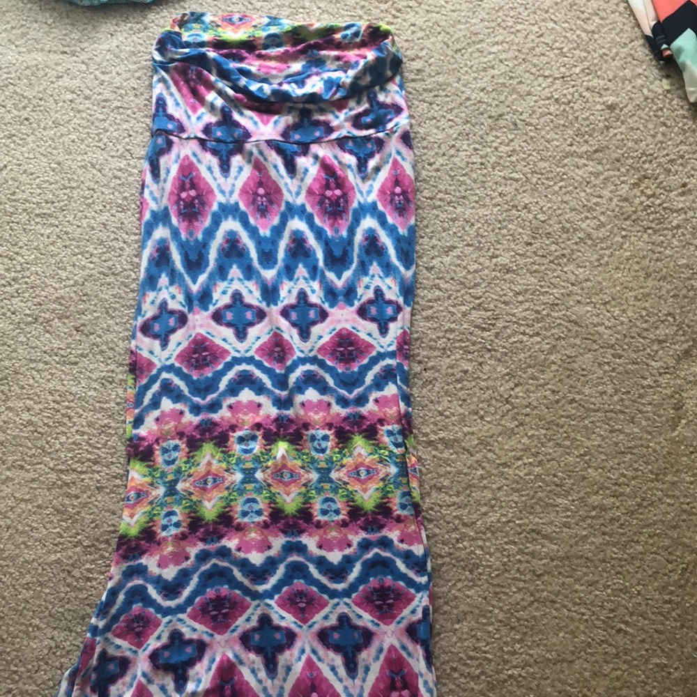 Strapless dress